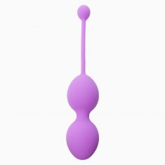Вагінальні кульки - Silicone Kegel Balls Purple, 32 мм, 125 г