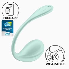 Смарт-виброяйцо Satisfyer Smooth Petal Connect App Mint