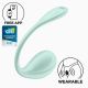 Смарт-виброяйцо Satisfyer Smooth Petal Connect App Mint