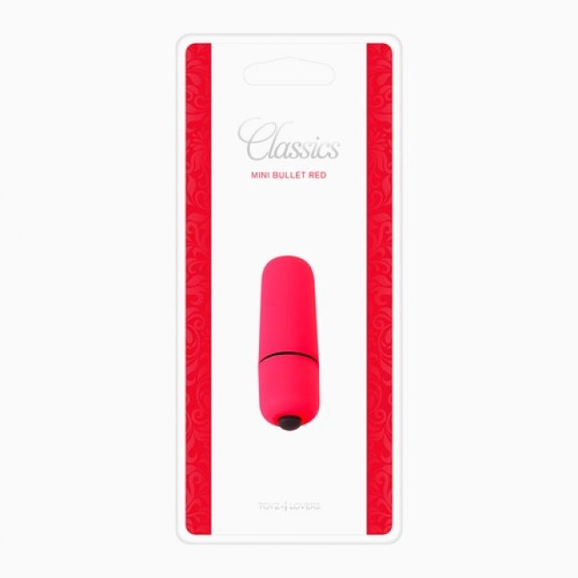 Вібратор - MINI VIBRATORE BULLET CLASSICS RED Вібратор - MINI VIBRATORE BULLET CLASSICS RED