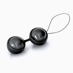 Lelo Luna Beads Noir - Вагинальные шарики со смещенным центром тяжести, 3 см (черные)
