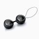 Lelo Luna Beads Noir - Вагинальные шарики со смещенным центром тяжести, 3 см (черные)