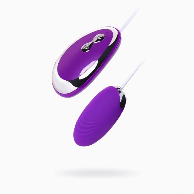 Віброяйце Toyfa A - Toys, силікон, фіолетовий, 6,5 см