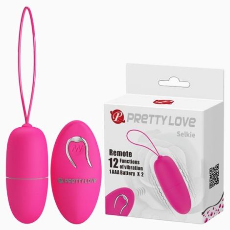Віброяйце - Pretty Love Selkie Vibrating Egg Pink