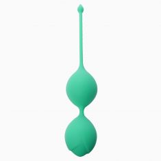 Вагінальні кульки - Silicone Kegel Balls Green, 36 мм, 90 г
