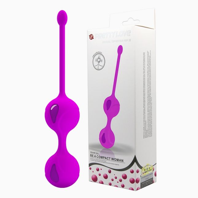 Вагінальні кульки - Pretty Love Kegel Tighten Up II Purple