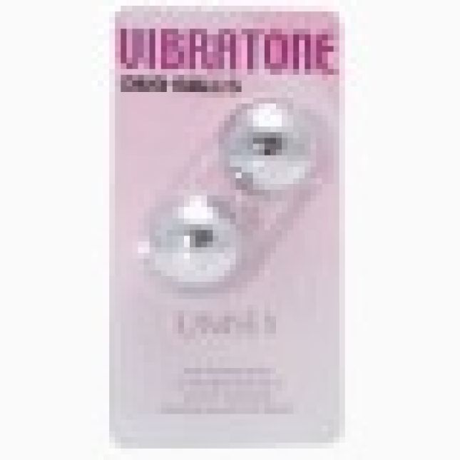 Вагінальні кульки - Vibratone Duo Balls Blistercard, срібний