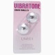 Вагінальні кульки - Vibratone Duo Balls Blistercard, срібний