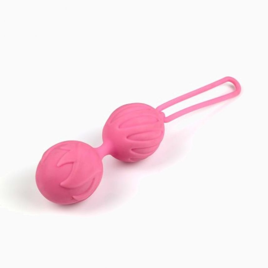 Вагінальні кульки Adrien Lastic Geisha Lastic Balls Mini Pink (S), діаметр 3,4 см, маса 85 г Вагінальні кульки Adrien Lastic Geisha Lastic Balls Mini Pink (S), діаметр 3,4 см, маса 85 г