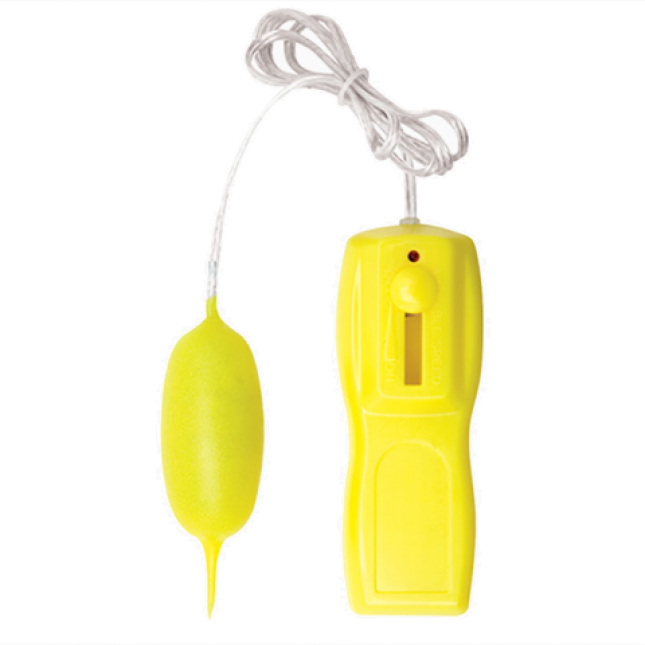 Віброяйце, що світиться в темряві Glo, - Glo a Go - Go Electric Lemon Flicker Tip Vibrating Bullet