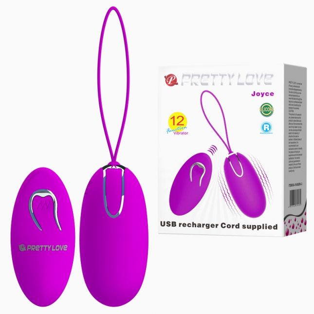 Віброяйце - Pretty Love Joyce Vibrating Egg Purple