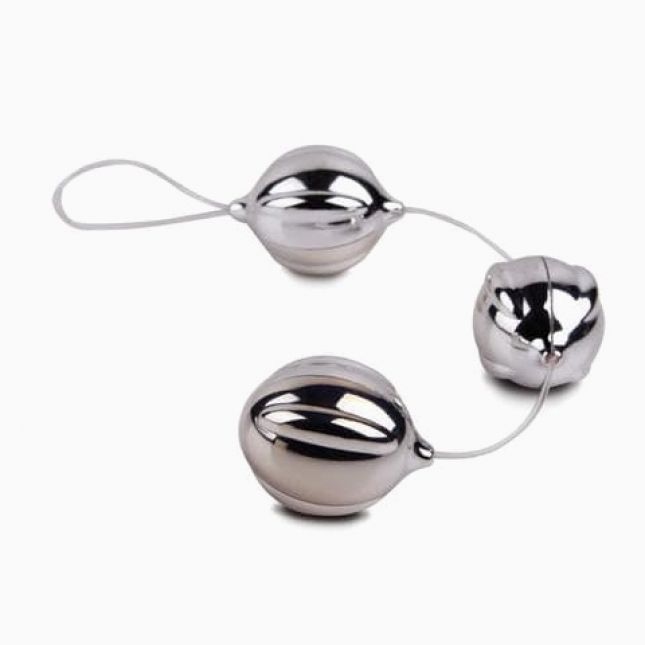 Вагінальні кульки FunZone ViBalls Triple Silver