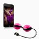 Вагінальні кульки - Vibratissimo DuoBalls Charger, фіолетовий/чорний