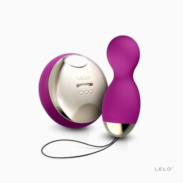 Lelo Hula Beads - Вагинальные вибро-шарики, 9х2.9 см (пурпурный)