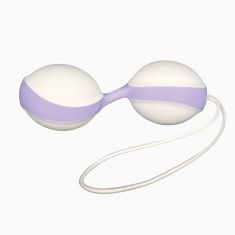 Вагінальні кульки - Amor Gym Balls, білий/фіолетовий