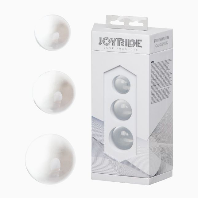 Вагінальні кульки - JOYRIDE Premium GlassiX 19