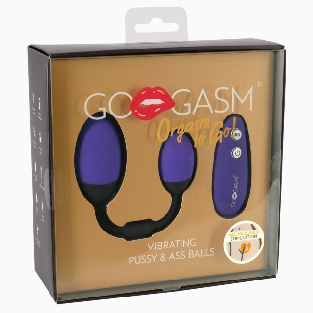 Виброяйца - GoGasm Vibrating Pussy & Ass Balls
