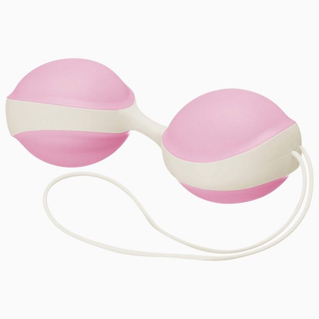 Вагінальні кульки - Amor Gym Balls, рожевий/білий