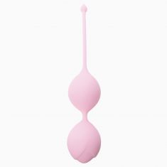 Вагінальні кульки - Silicone Kegel Balls Light Pink, 36 мм, 90 г