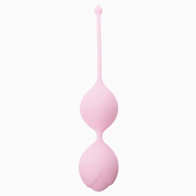 Вагінальні кульки - Silicone Kegel Balls Light Pink, 36 мм, 90 г