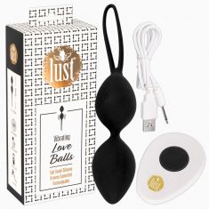 Вагинальные шарики - Lust Love Balls Black