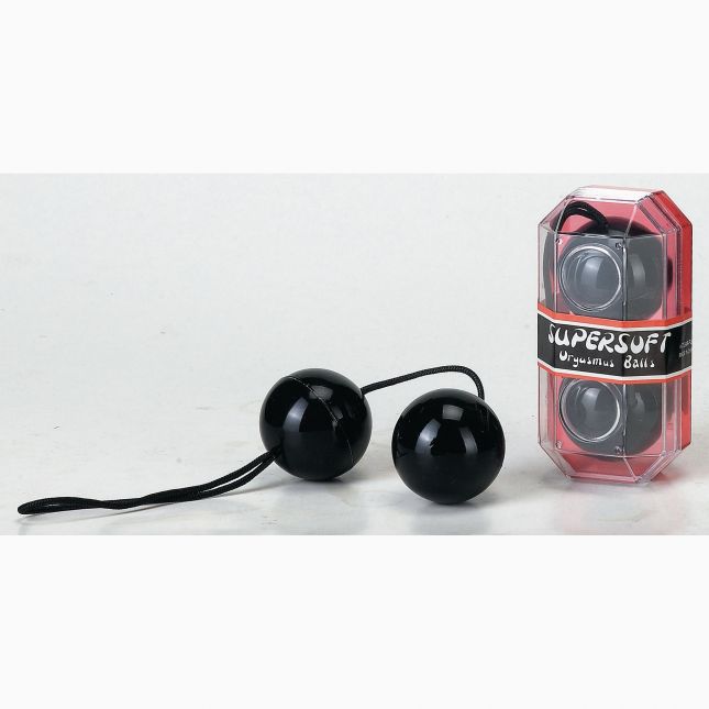 Вагінальні кульки - PVC Duotone Balls, чорний