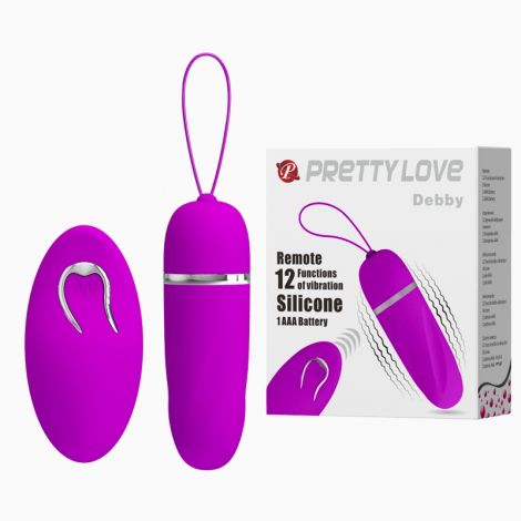 Віброяйце - Pretty Love Debby Vibrating Egg Purple