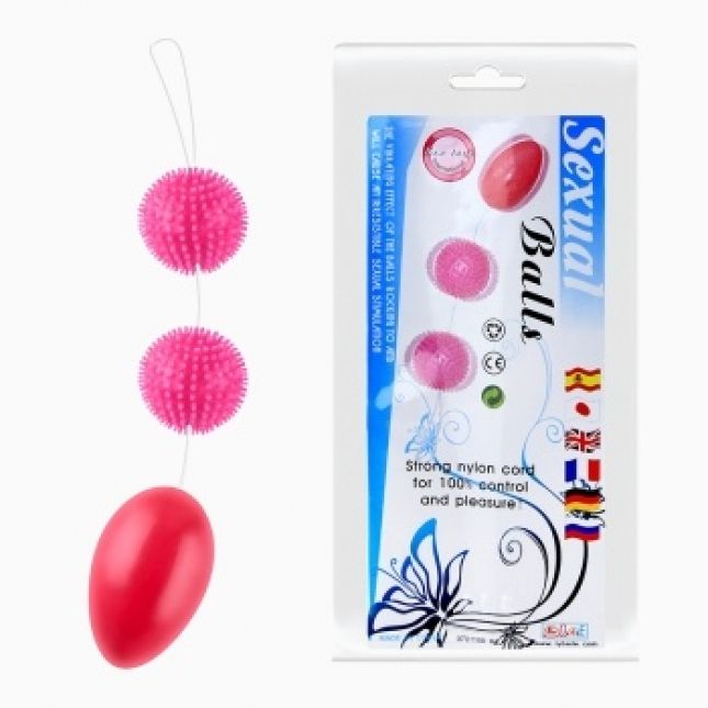 Вагінальні кульки - Sexual Balls Red 3 Love Balls
