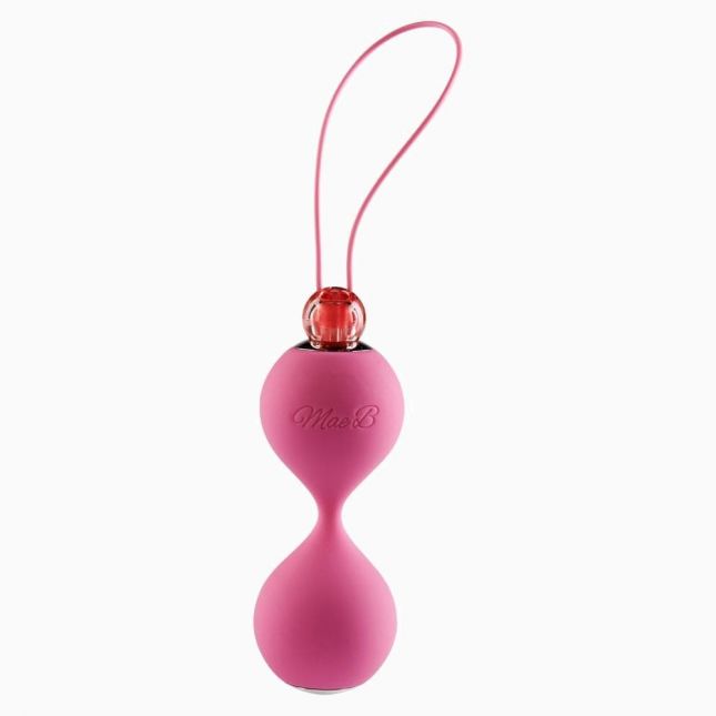 Mae B Elegant Soft Touch Love Balls - вагинальные шарики со смещенным центром тяжести, (розовый)
