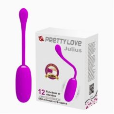 Віброяйце - Pretty Love Julius Vibrating Egg Purple