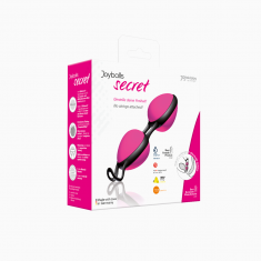 Вагінальні кульки - Joyballs secret, pink/black