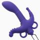 3 Way Vibrating Silicone Stimulator - стимулятор 17.7х3.3 см