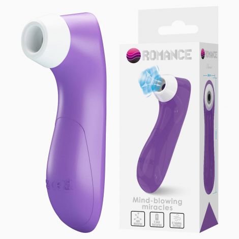 Вакуумний стимулятор - Romance Sucking Pleasure Stimulator Breeze Purple