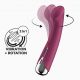 Вибратор с ротацией Satisfyer Spinning G-Spot 1 Red, плоская площадка для стимуляции точки G