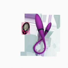 Вибратор двусторонний Adrien Lastic AD-2 с пультом LRS