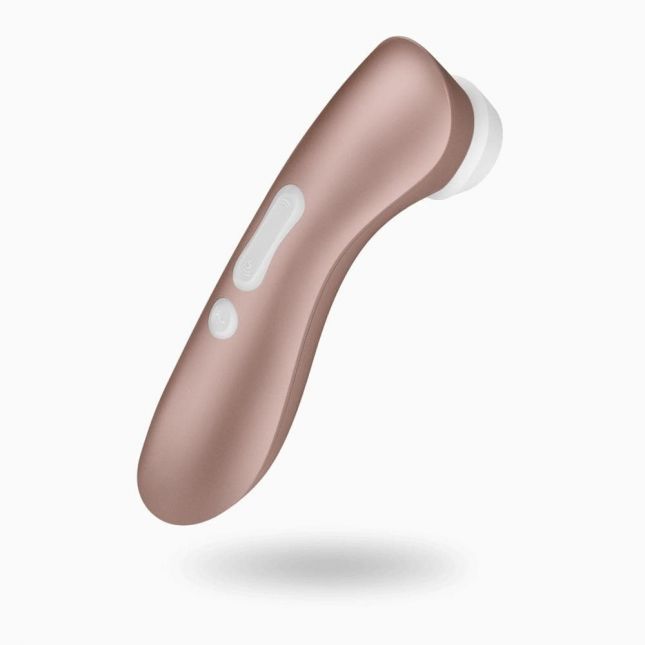 Satisfyer Pro 2 Vibration - бесконтактный стимулятор клитора с вибрацией, (золотистый)