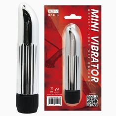 Класичний вібратор - Lady Finger Vibe Silver, 14 cm