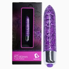 Класичний вібратор - RO - 80 Purple Python