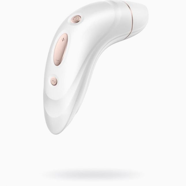 Satisfyer Pro Plus Vibration - вакуумный стимулятор клитора с вибрацией, (белый)