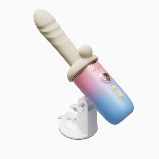 Смарт-міні секс-машина Lovense Spinel імітація фрикцій, підігрів, 3 насадки, на присосці Смарт-міні секс-машина Lovense Spinel імітація фрикцій, підігрів, 3 насадки, на присосці