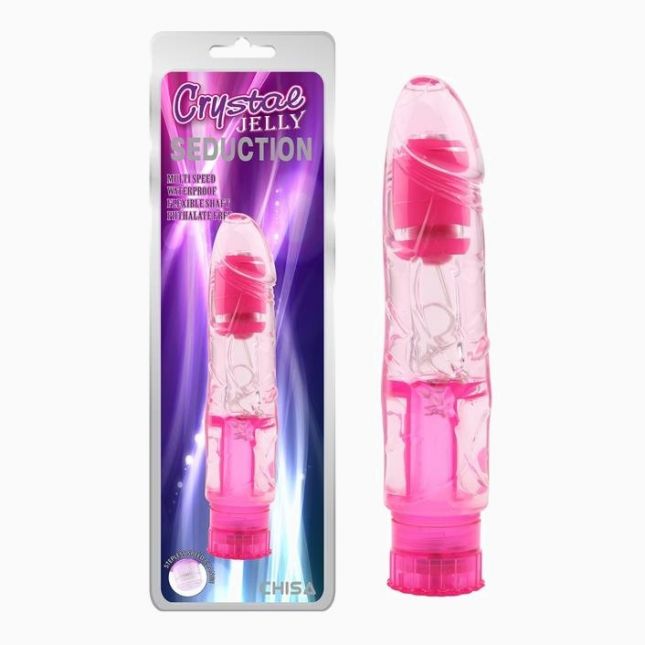 Вібратор - Crystal Jelly Seduction Pink