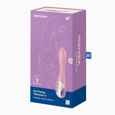 Вібратор - Satisfyer Air Pump Vibrator 2 Light Red