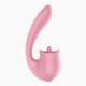 Вагінально-кліторальний вібратор Satisfyer Tongue Genius з язичком