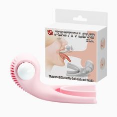 Насадка для орального сексу - Pretty Love Elsa Mouth Stimulator Light Pink