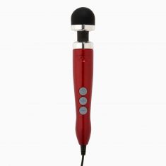 Вібромасажер DOXY Die Cast 3 Candy Red, дуже потужний, живлення 220В, металевий корпус