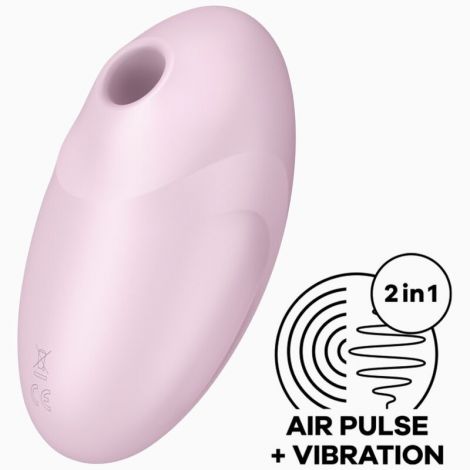 Вакуумний стимулятор з вібрацією Satisfyer Vulva Lover 3 Pink