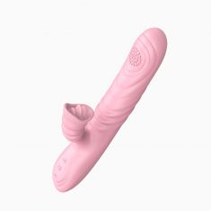 Вібратор - Angelia, USB 3 Functions Of Thrusting, 20 Vibrations Flesh