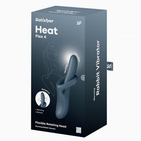 Вібратор - Heat Flex 4 Grey
