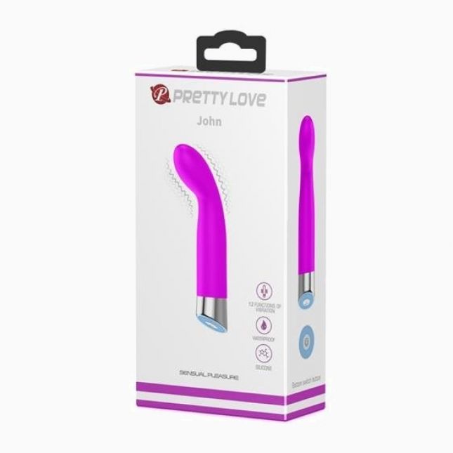 Вибратор - Pretty Love John Vibrator Purple