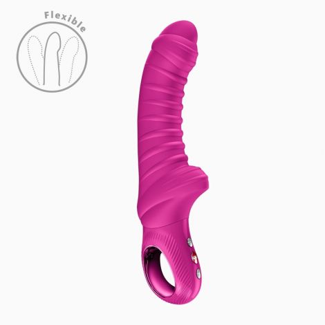 Вібратор для точки G Fun Factory TIGER Magenta, ребристий, підходить для анальної стимуляції Вібратор для точки G Fun Factory TIGER Magenta, ребристий, підходить для анальної стимуляції